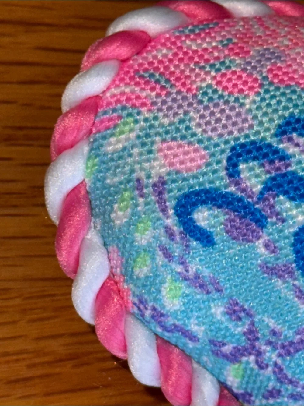 NWT Lilly Pulitzer Dog Squeaky Toy Splendor in the Sand Plush Rope Trim 9.5”